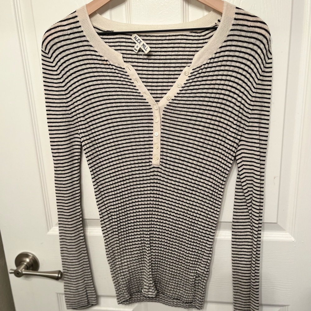 Alex Mill Wool blend Henley Sweater